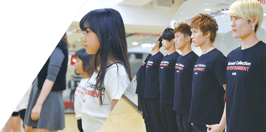 Kansai Collection ENTERTAINMENT モデルコース レッスン風景